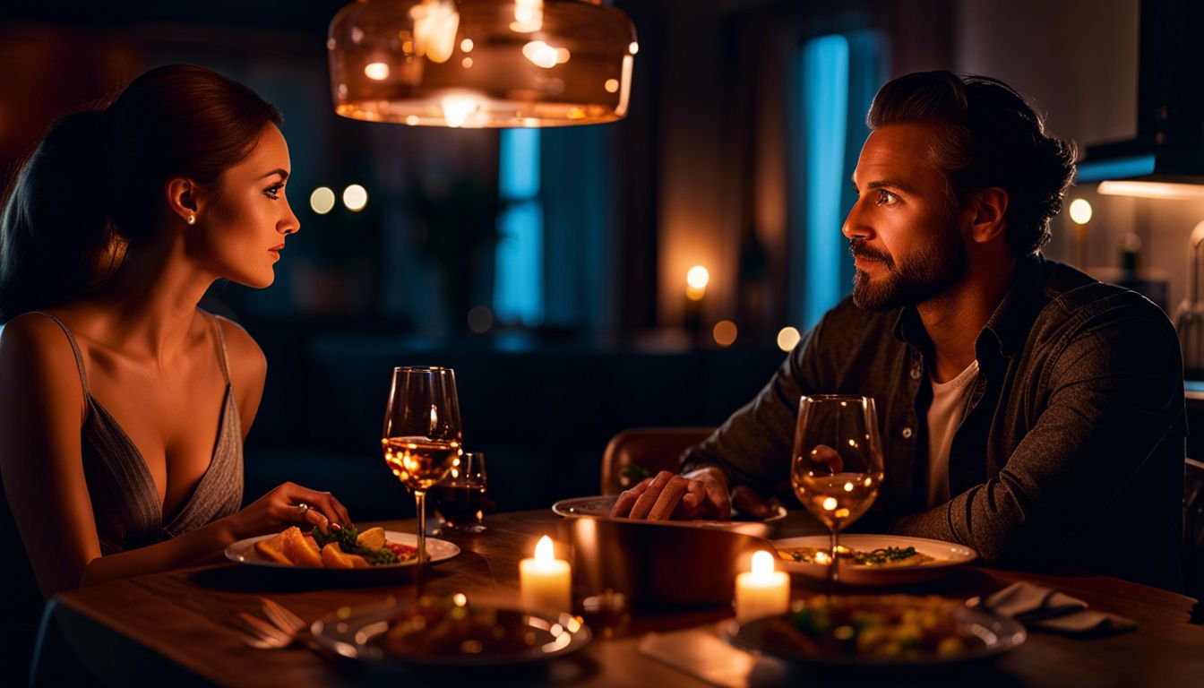 A heartwarming conversation between an ESFJ couple over a candlelit dinner.