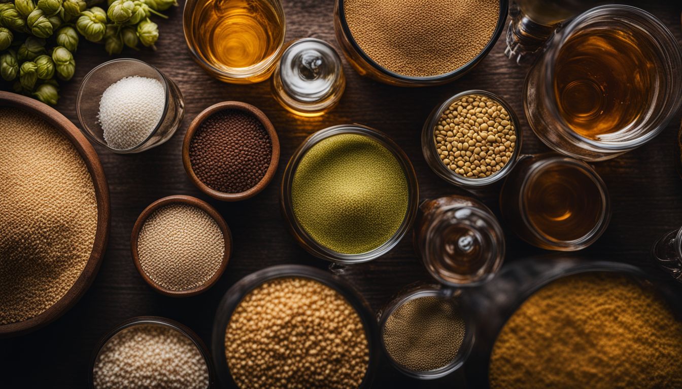 Close-up of brewing ingredients, nature, and diverse portraits.