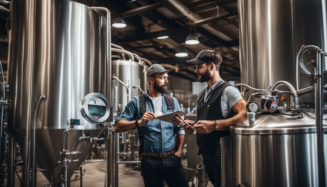 A brewer uses technology to monitor energy and emissions in sustainable brewery.