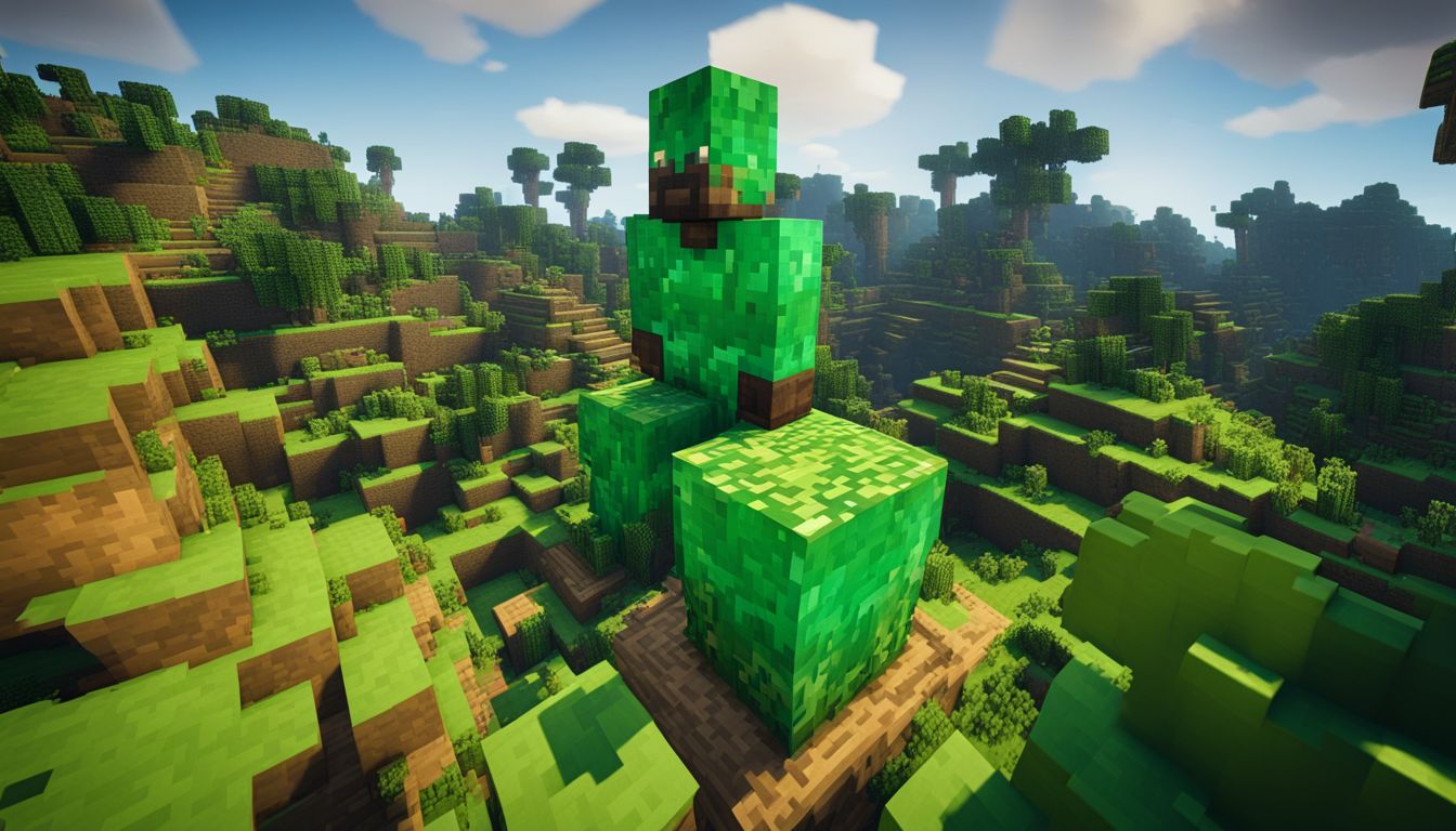 A player in Minecraft Xbox Edition obtains green dye from a cactus block.