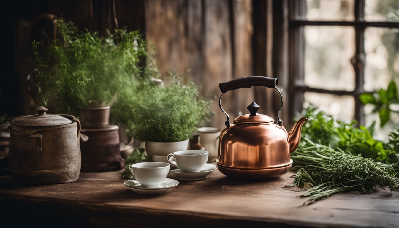 Modern Copper Tea Kettle