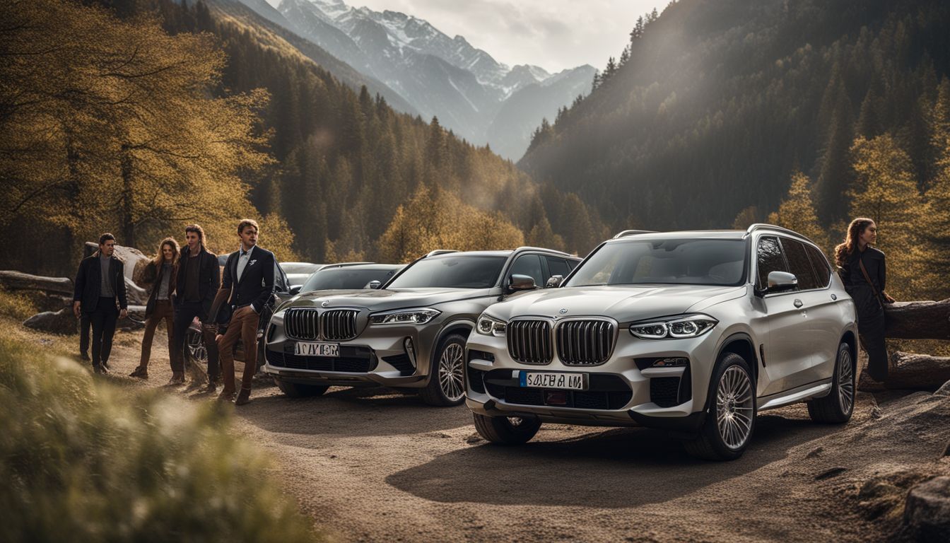 A picturesque outdoor photo of Alpina's diverse lineup of models.