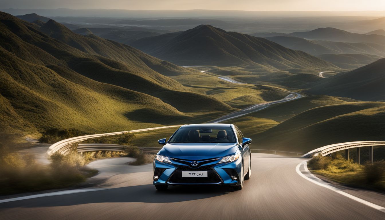 A scenic road showcasing the smooth handling of Toyota Camry and Corolla.