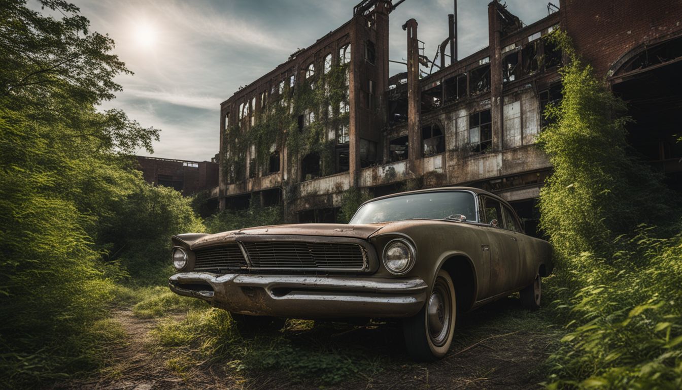 The abandoned Studebaker factory captured in stunning detail and clarity.
