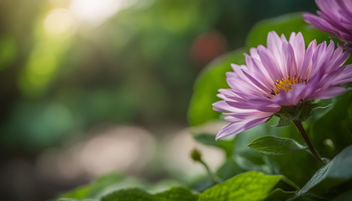 A blooming flower captured in a natural and vibrant setting.