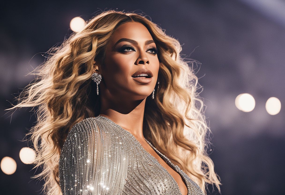 Beyonce captivates a diverse crowd with her mesmerizing performance.
