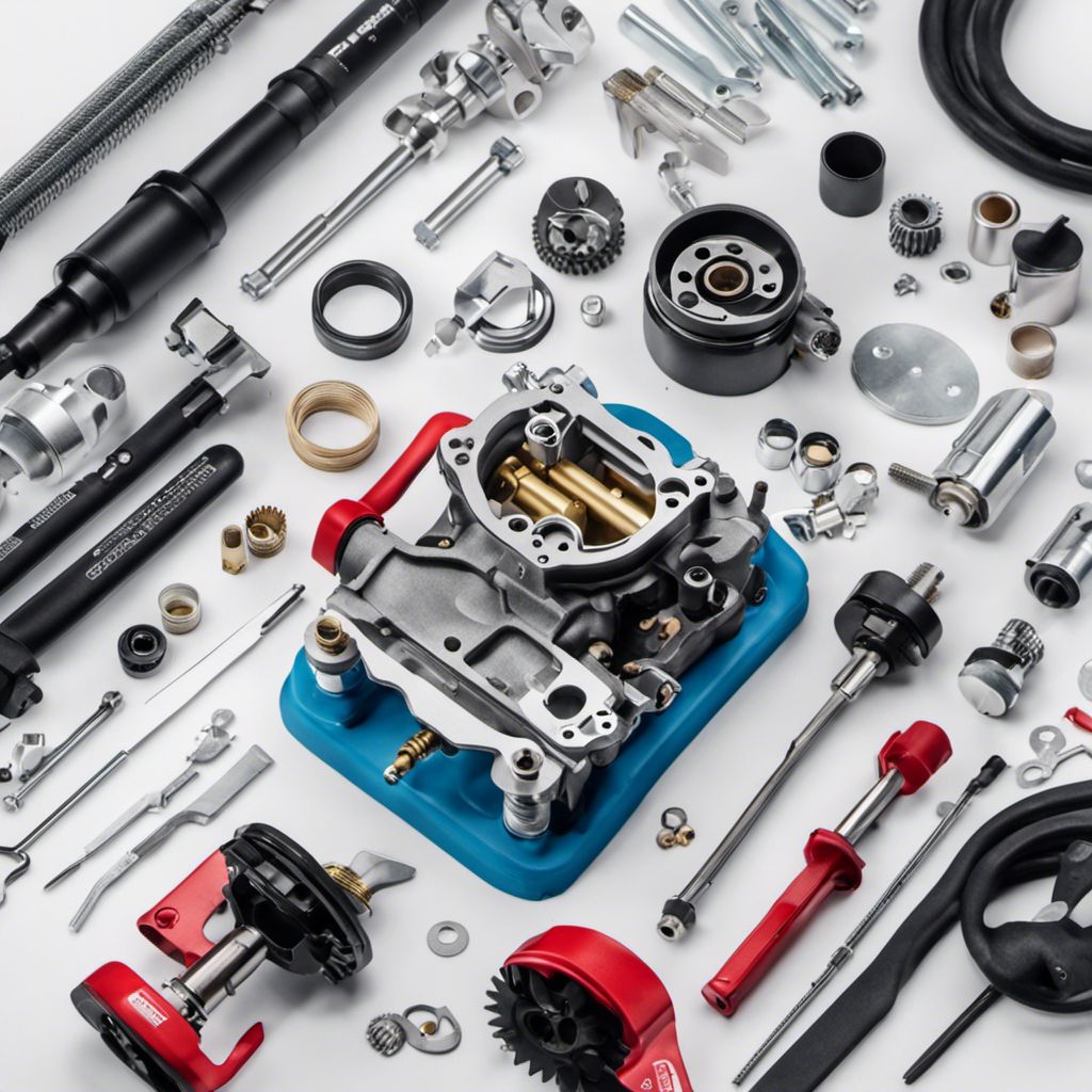 Mechanic expertly disassembles ATV carburetor with precision and expertise.
