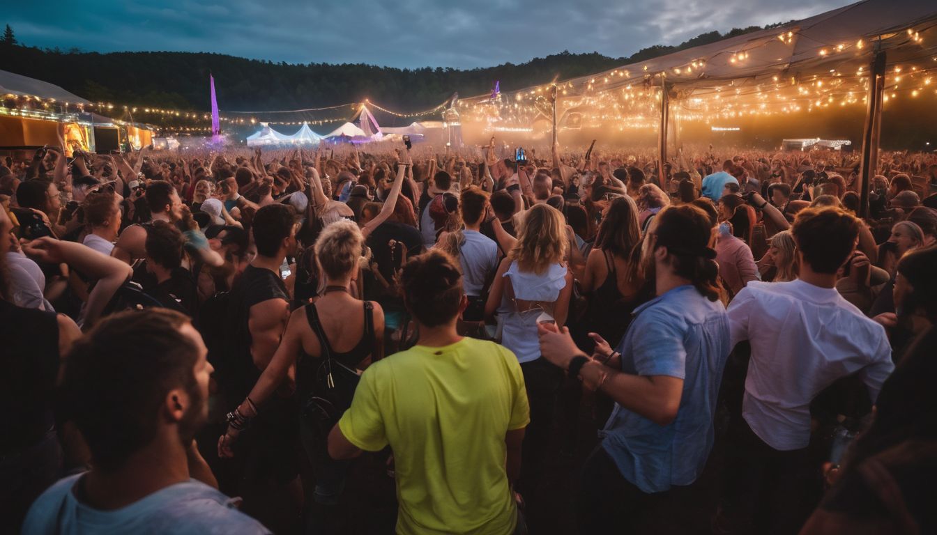 A lively music festival with people dancing and enjoying live music.
London in June: An Ultimate Guide to 13 Unmissable Events and Festivals