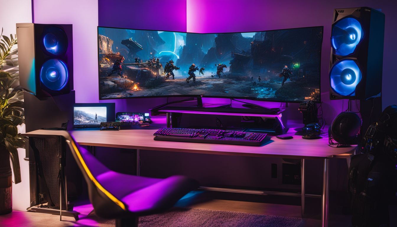 A powerful gaming setup featuring the Intel Core i9-10900KF processor.