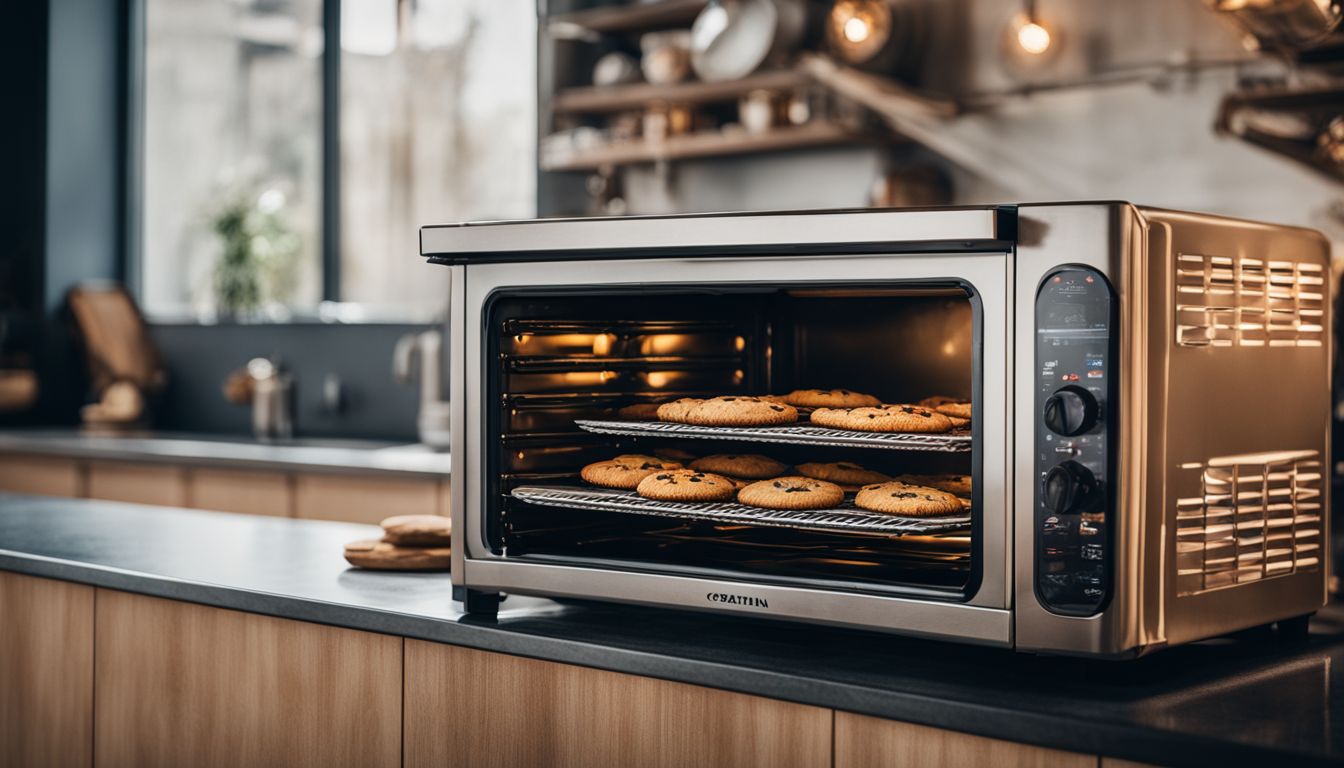A clean oven with freshly baked cookies, showcasing a variety of people and their unique styles.