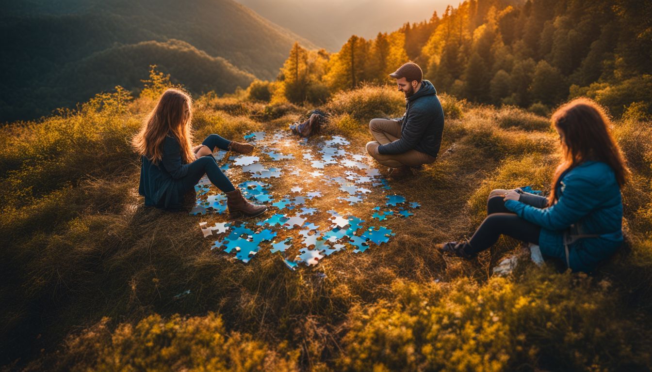 A vibrant and diverse ecosystem of interconnected puzzle pieces.