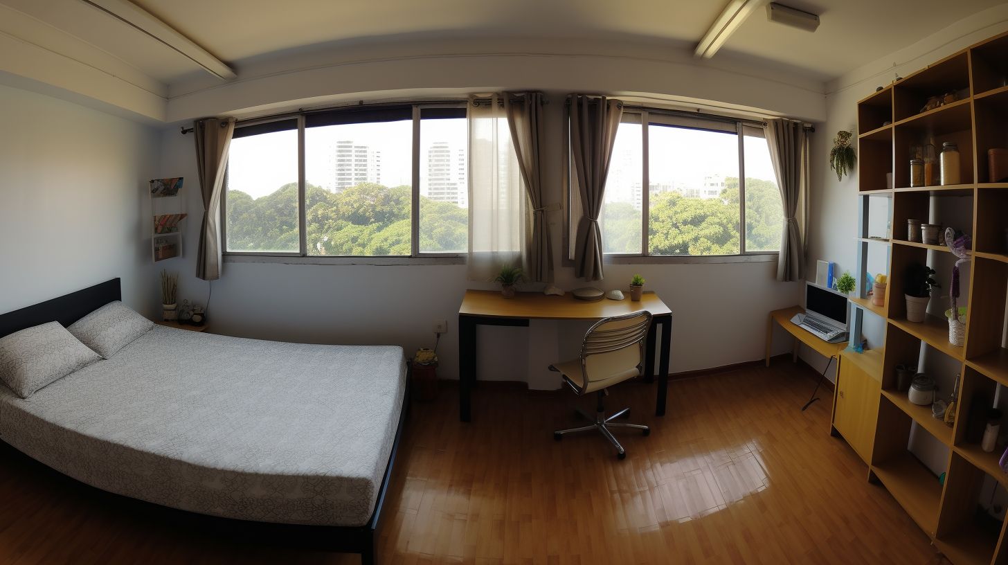 A cozy, affordable room for rent in Cebu City with a spacious feel.