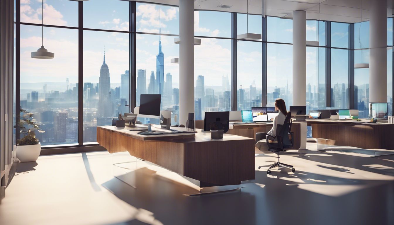 Professionele vrouwen werken efficiënt in een moderne kantooromgeving.